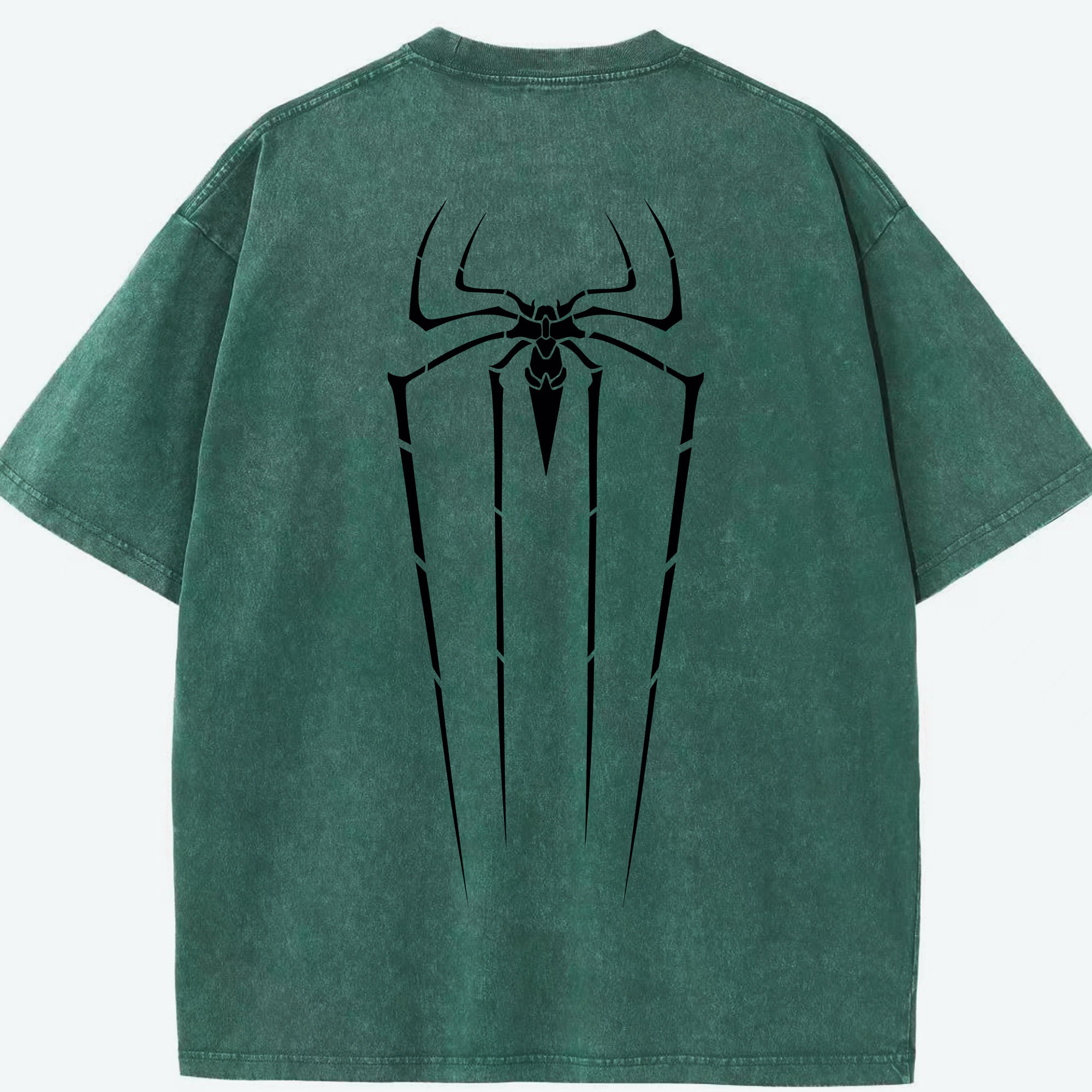 （画像用） Spider Man スパイダーマン 綿100% ヴィンテージ風 半袖Tシャツ（背面プリント）